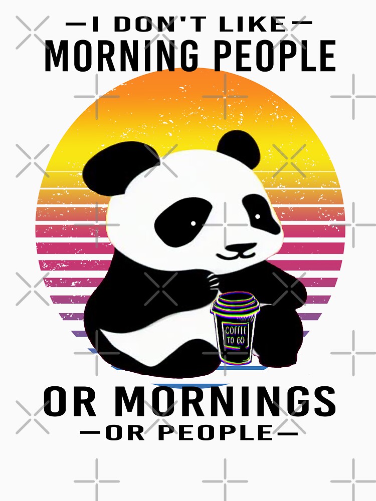 I DON'T LIKE MORNING T-Shirt - Nap Morning - Napping Person - Sleepy - Lazy - Sleep (Image 3)