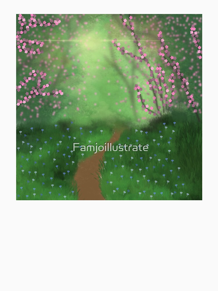 Forest path by Famjoillustrate T-Shirts, Hoodie, Sweatshirt | BlankRebels.com (Image 3)
