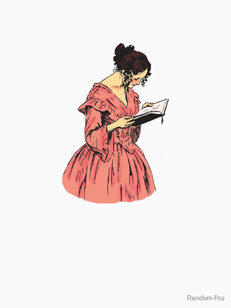 Dark academia women reading by Random-ftw T-Shirts, Hoodie, Sweatshirt | BlankRebels.com (Image 3)