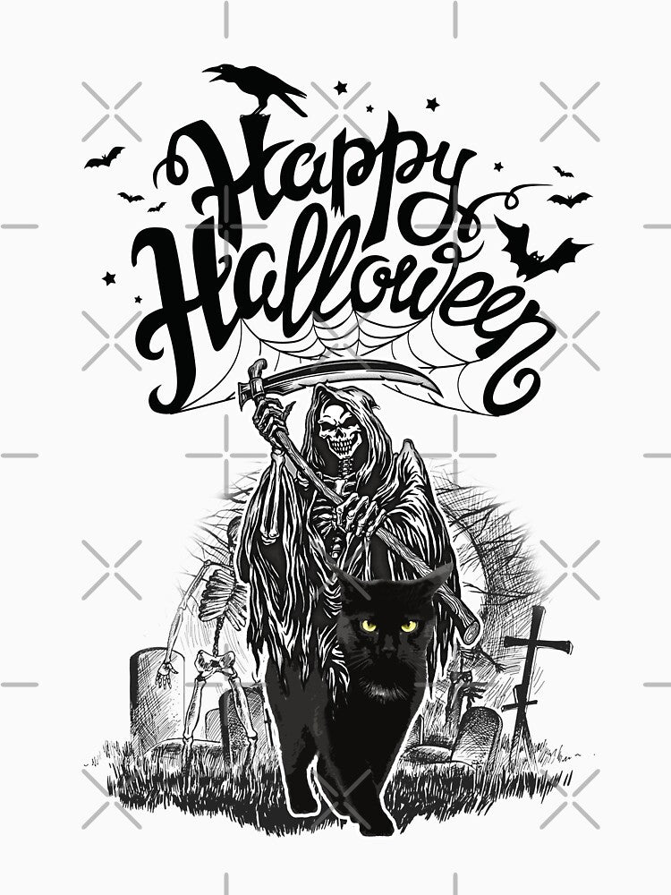 black cat halloween by Soofingscapes T-Shirts, Hoodie, Sweatshirt | BlankRebels.com (Image 3)