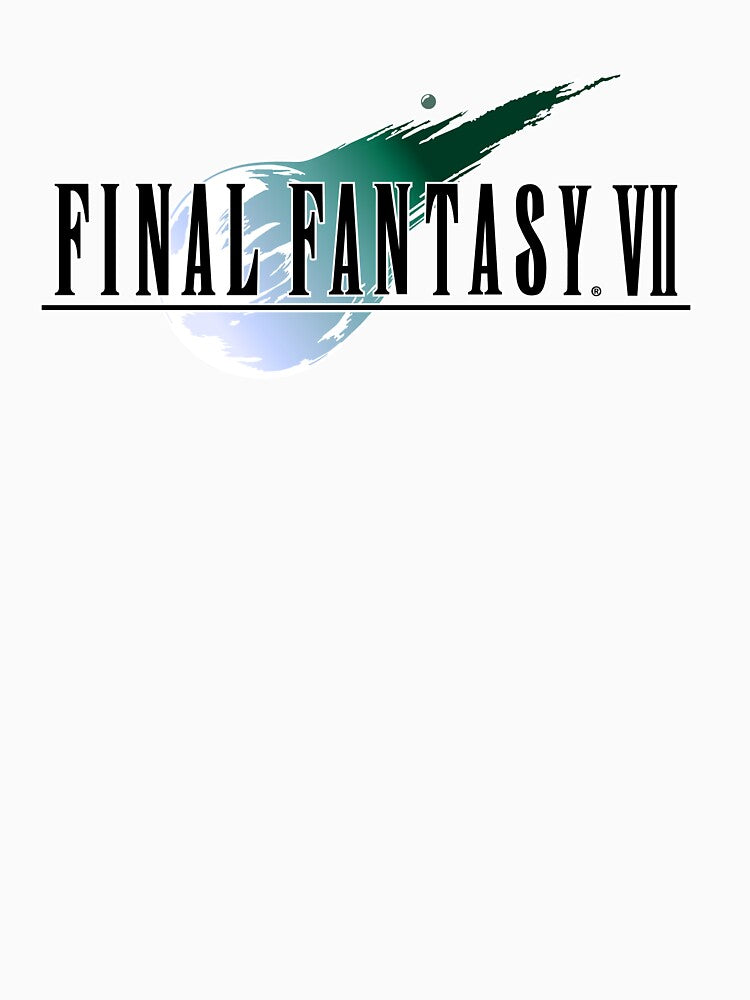 Final Fantasy 7 Classic Logo by Pugweenee T-Shirts, Hoodie, Sweatshirt | BlankRebels.com (Image 3)