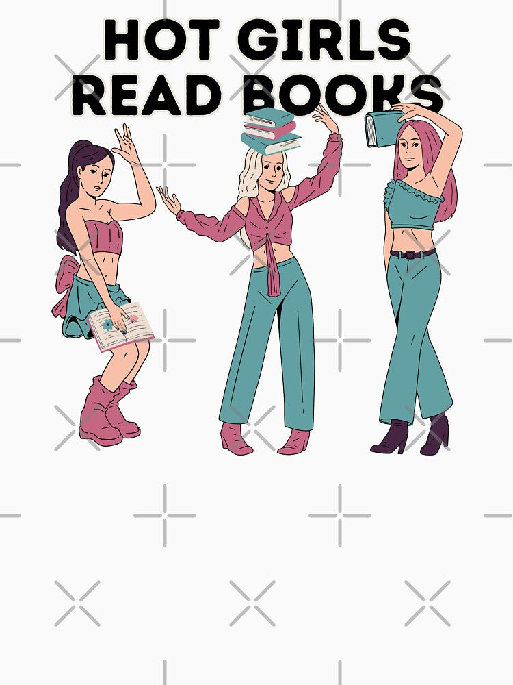 Hot Girls Read Books by Hayjay317 T-Shirts, Hoodie, Sweatshirt | BlankRebels.com (Image 3)