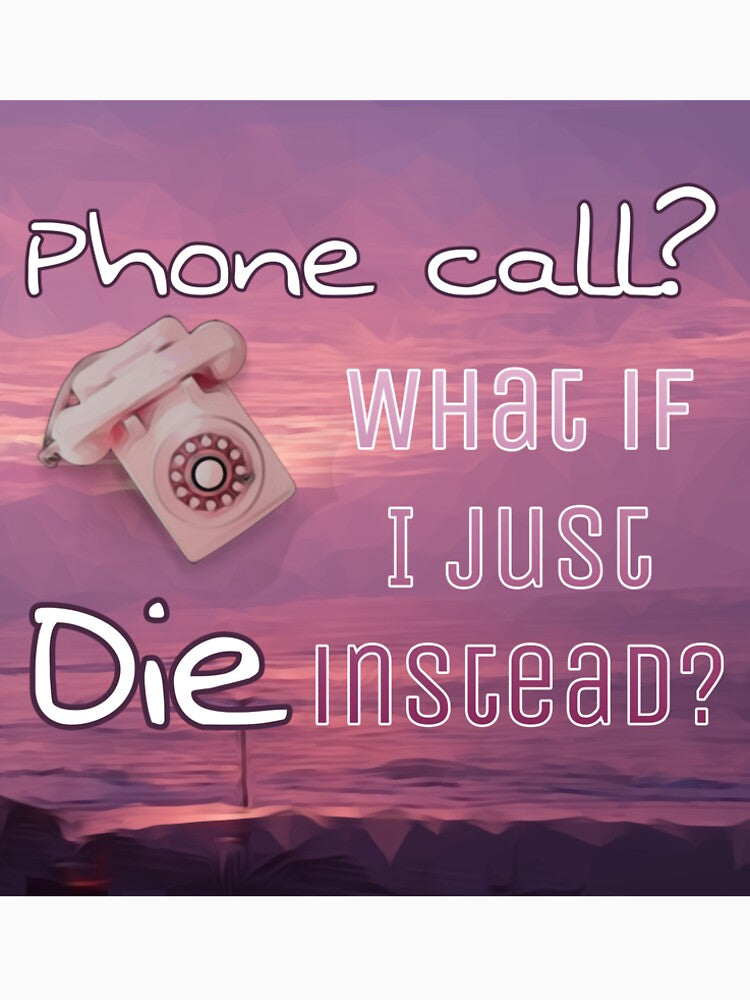 Anti Phone Call Club by TheGingerQueen T-Shirts, Hoodie, Sweatshirt | BlankRebels.com (Image 2)