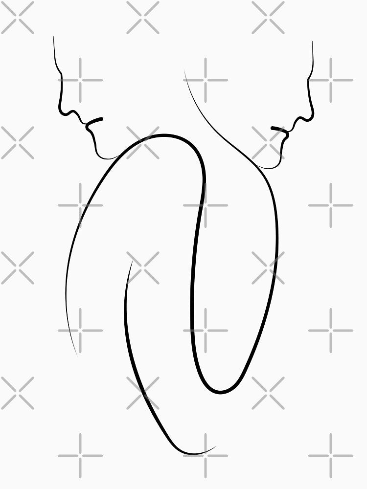 Self Love : making peace with oneself | One Line Drawing | One Line Art | Minimal | Minimalist by... (Image 3)