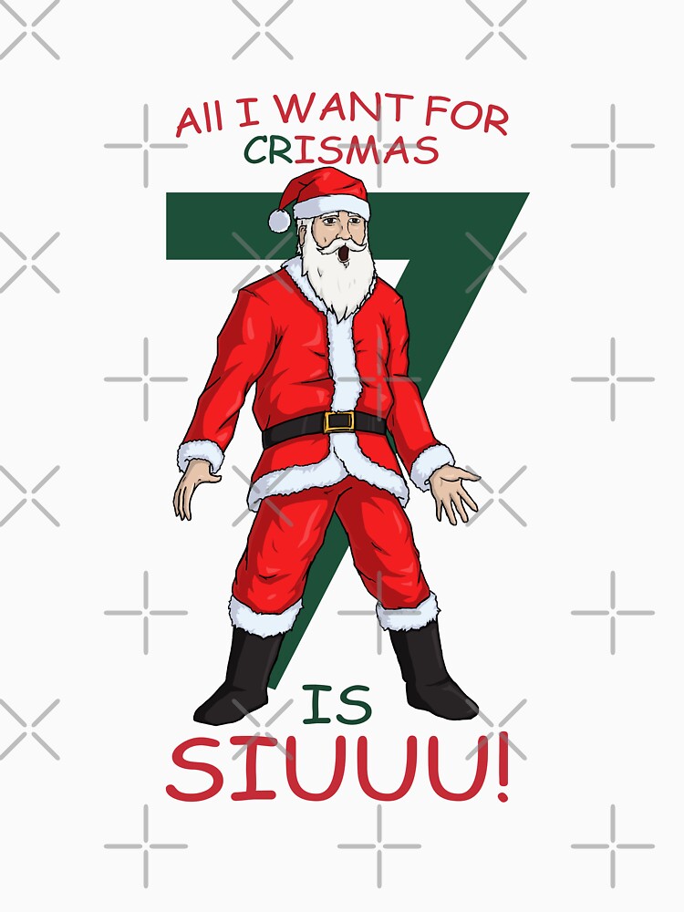 All I want for Christmas is Siuuuu by Jokel-art