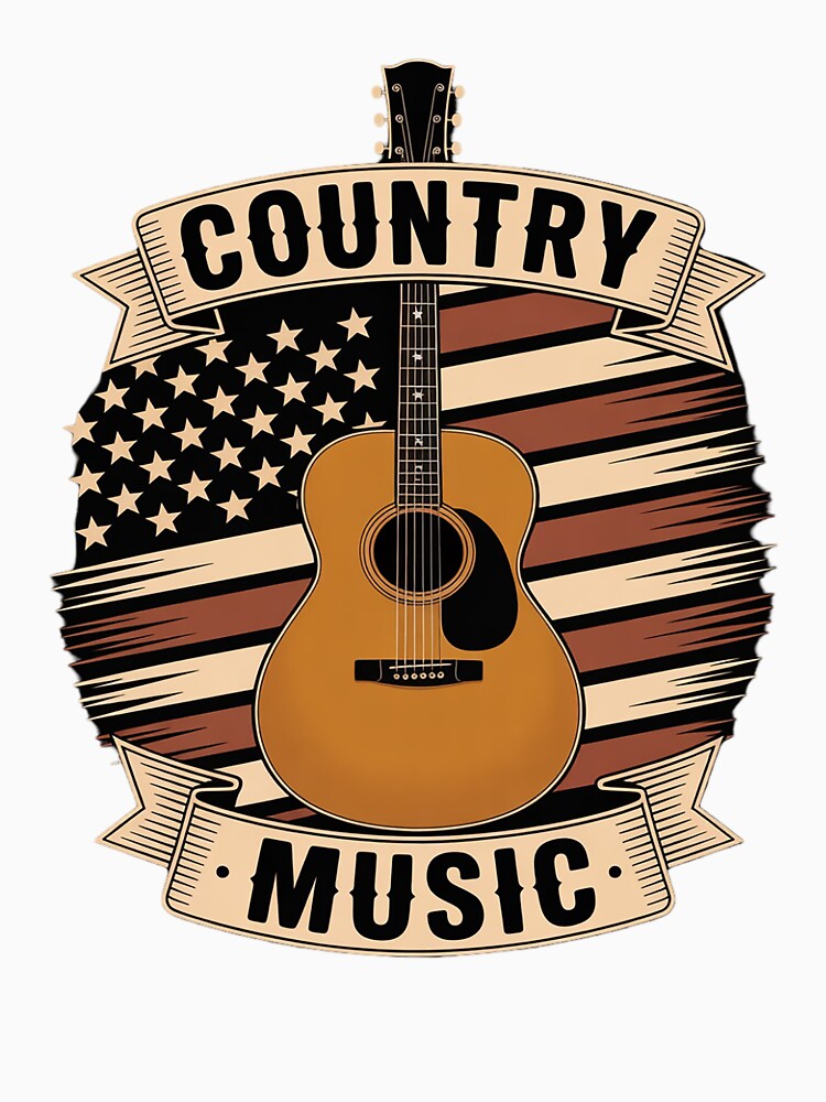Country Music - Funny Country Music Lover Guitar by petrichorsworld T-Shirts, Hoodie, Sweatshirt | BlankRebels.com (Image 3)