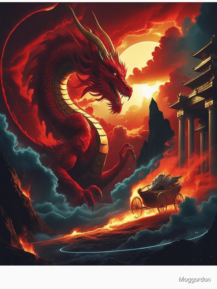 Threatening Dragon Watching. by Moggordon T-Shirts, Hoodie, Sweatshirt | BlankRebels.com (Image 3)