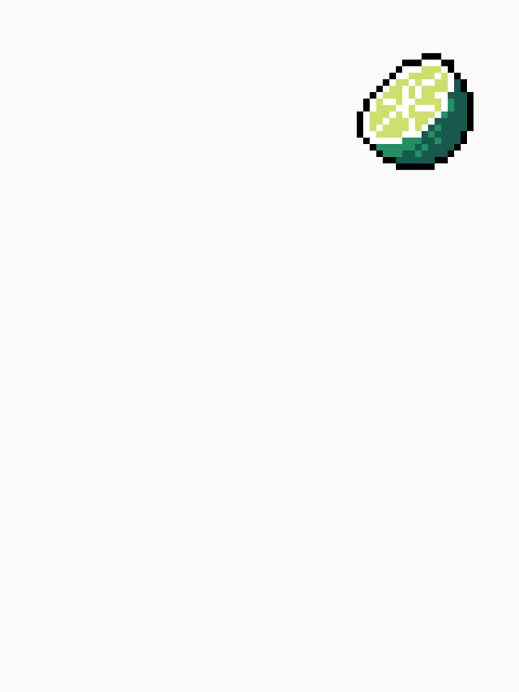Pixel Lime Slice - pixel food art by LittleFoodShop T-Shirts, Hoodie, Sweatshirt | BlankRebels.com (Image 3)