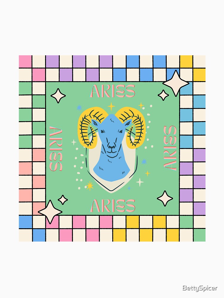Tiled Feel Good Aries by BettySpicer T-Shirts, Hoodie, Sweatshirt | BlankRebels.com (Image 3)