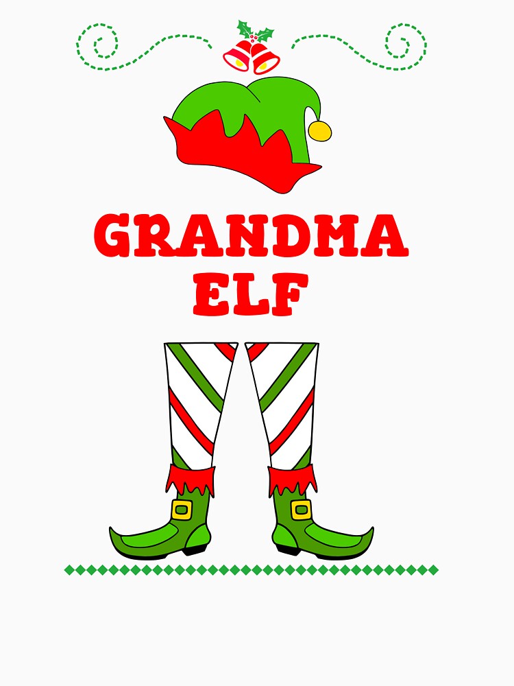 Elf Matching Grandma by Sartoris Art T-Shirts, Hoodie, Sweatshirt | BlankRebels.com (Image 3)