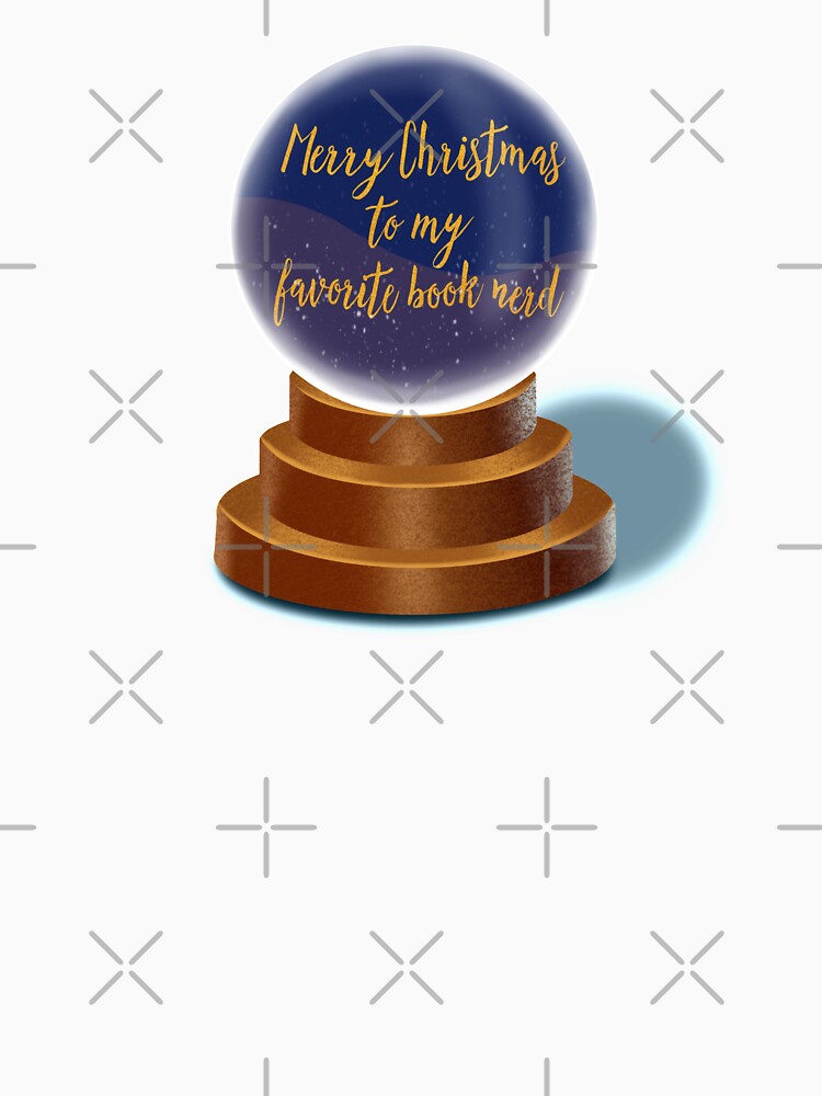 Merry Christmas Card Book Nerd Snowglobe Design by shoppingwithG T-Shirts, Hoodie, Sweatshirt | BlankRebels.com (Image 3)