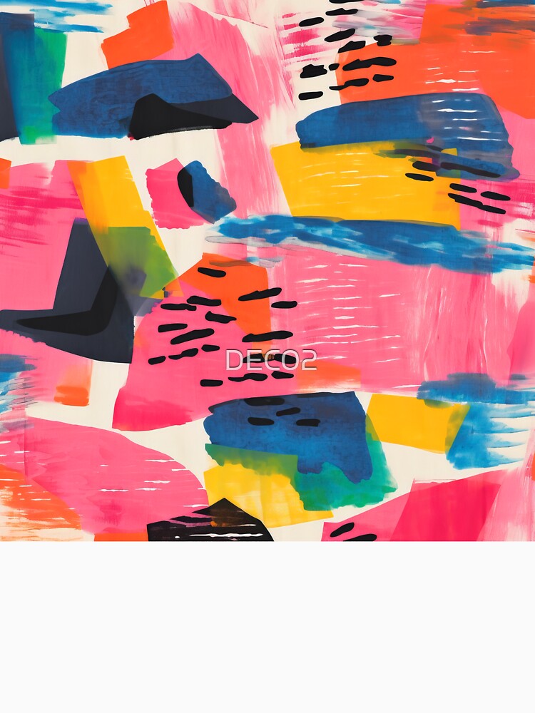 Colorful Modern Contemporary Abstract Art Trendy Designs by DEC02 T-Shirts, Hoodie, Sweatshirt | BlankRebels.com (Image 3)