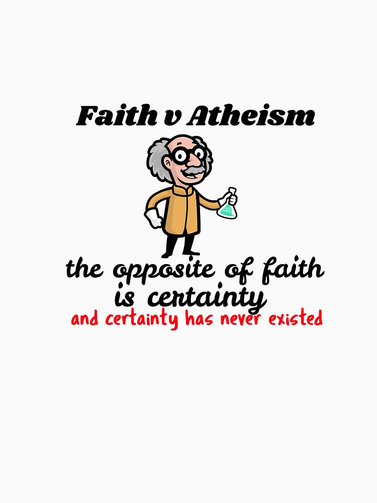 Faith v Atheism by TrilbyTeeShop T-Shirts, Hoodie, Sweatshirt | BlankRebels.com (Image 3)