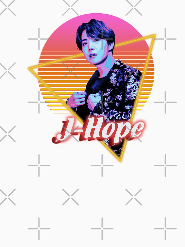 J hope BTS Vintage Retro Sunset Kpop by hyunn1411 T-Shirts, Hoodie, Sweatshirt | BlankRebels.com (Image 3)
