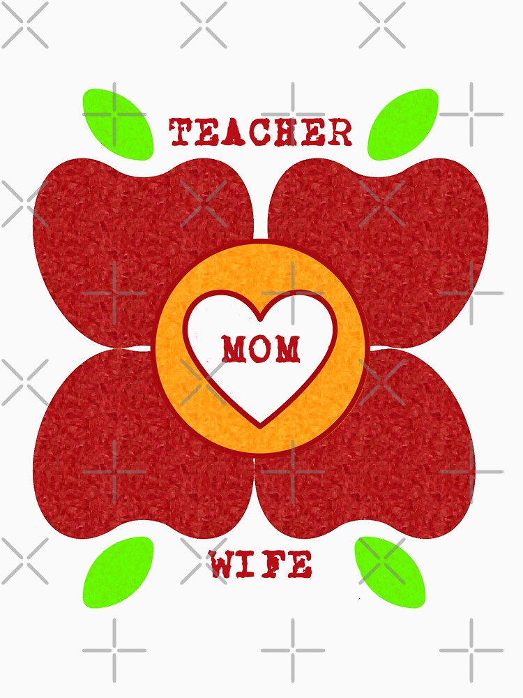 Teacher, Mom, Wife by TeachUrb T-Shirts, Hoodie, Sweatshirt | BlankRebels.com (Image 3)