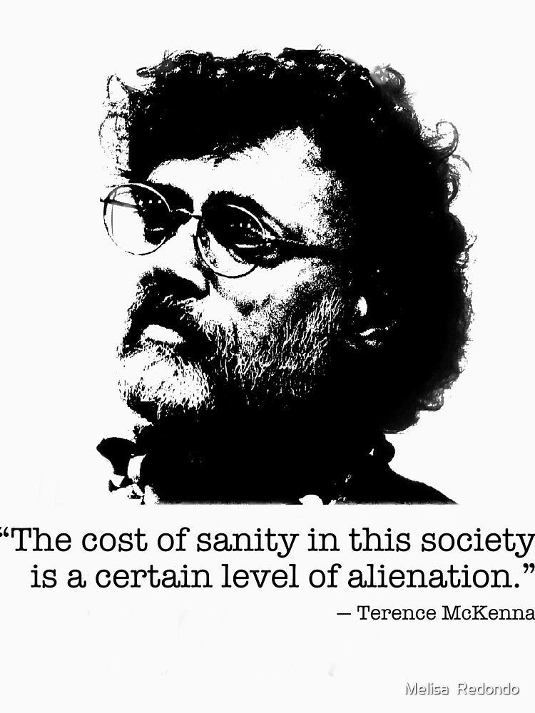 Terence McKenna t-shirt by Melisa  Redondo