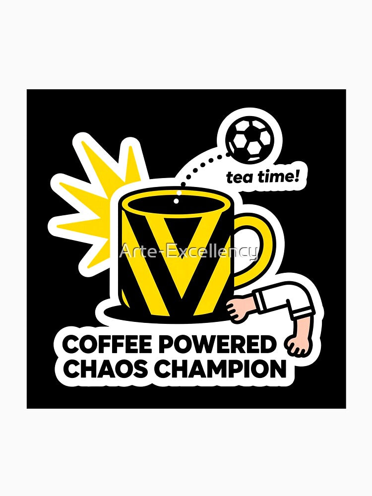 Pro Soccer Mom Coffee Powered Chaos Champion by Arte-Excellency