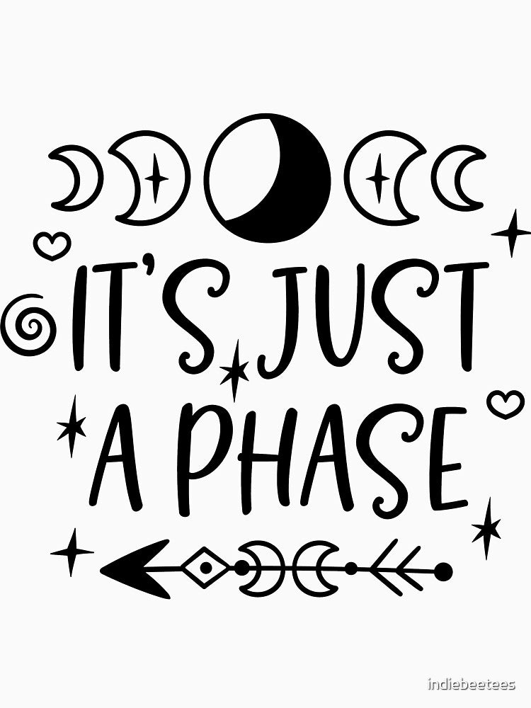 It's Just A Phase Boho Moon Phase by indiebeetees T-Shirts, Hoodie, Sweatshirt | BlankRebels.com (Image 3)