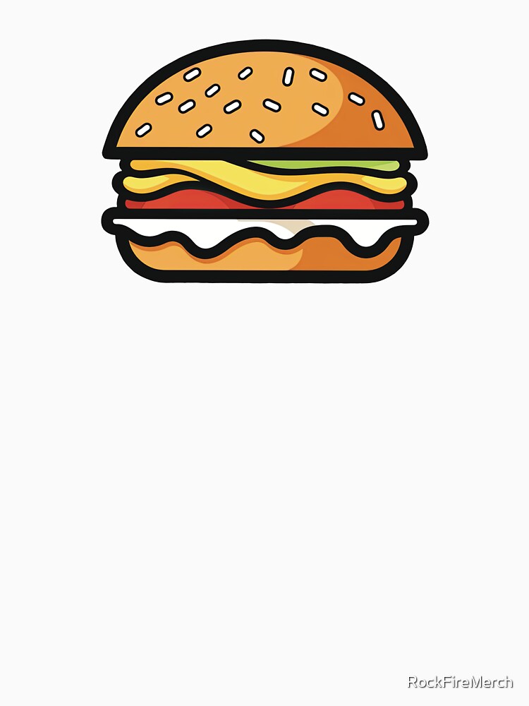 Burger Graphic by RockFireMerch T-Shirts, Hoodie, Sweatshirt | BlankRebels.com (Image 3)