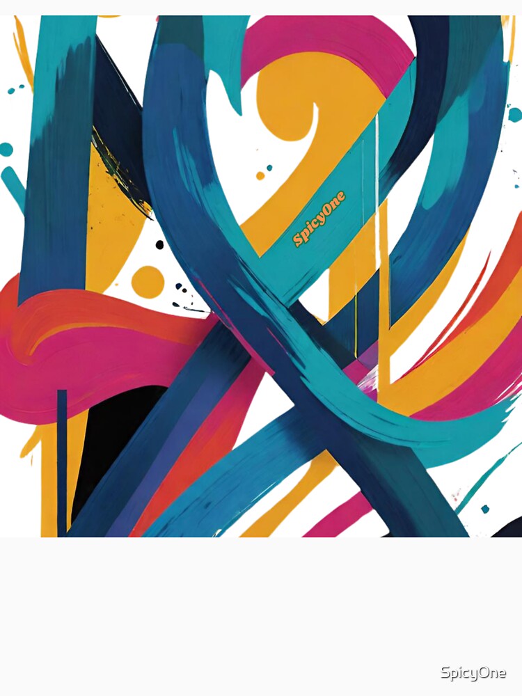 Spicy Typography Twist: A Bold Fusion of Color and Creativity by SpicyOne T-Shirts, Hoodie, Sweatshirt (Image 3)