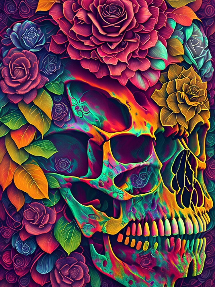 Skull Face #10 by Mr Tony T-Shirts, Hoodie, Sweatshirt | BlankRebels.com (Image 2)