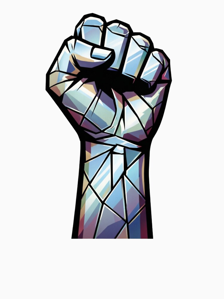 Fractured Resilience Broken Crystal Phoenix Rising Art by PillowShop ⭐⭐⭐⭐⭐ T-Shirts, Hoodie, Sweatshirt (Image 3)