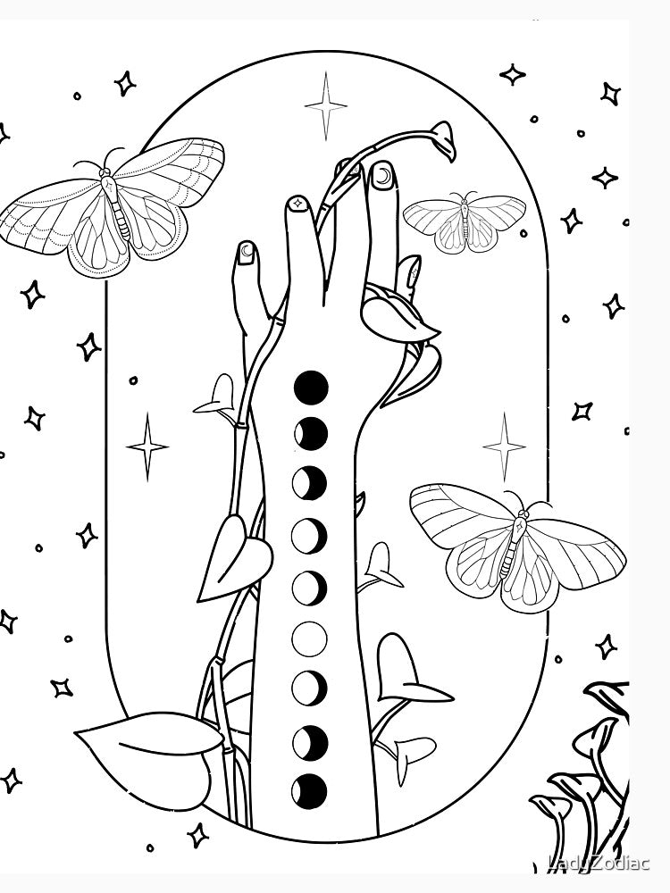 Moon Phases Tattoo by LadyZodiac T-Shirts, Hoodie, Sweatshirt | BlankRebels.com (Image 3)