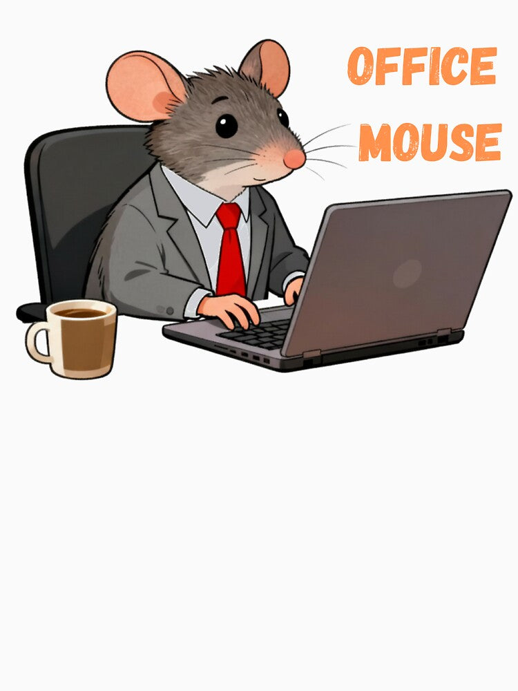 Office mouse funny gift for office buddy workmate by ShirtieSize