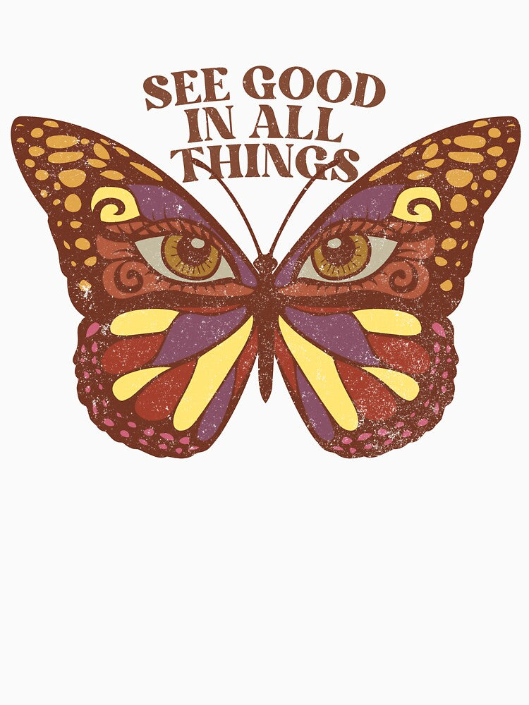 See Good In All Things Funny Butterfly Halloween by Teapot-art T-Shirts, Hoodie, Sweatshirt | BlankRebels.com (Image 3)