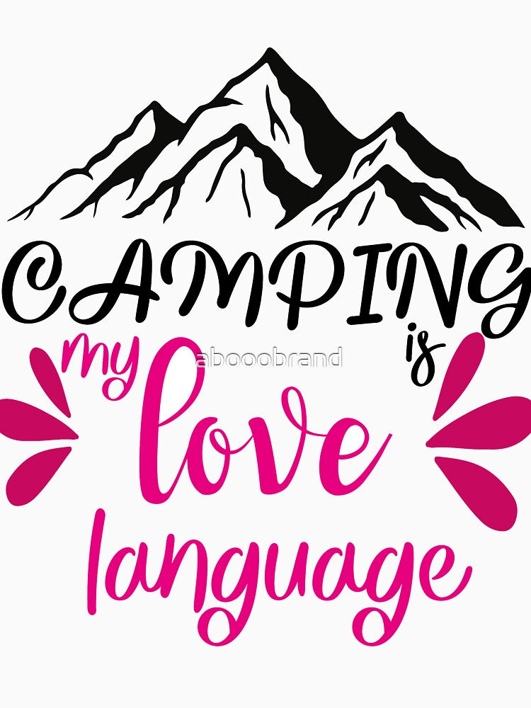 Camping is my love language by abooobrand T-Shirts, Hoodie, Sweatshirt | BlankRebels.com (Image 3)