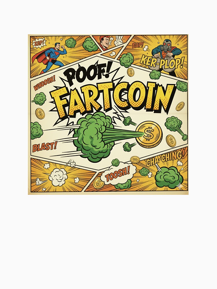 Fartcoin Pop Art Meme Shirt – Funny Crypto Parody Tee by CryptoThreads4 You Hoodie, Sweatshirt | BlankRebels.com (Image 3)