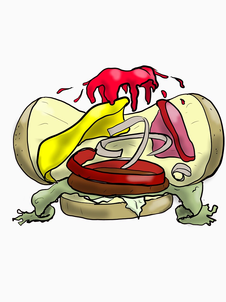Exploded Burger - Newschool - Coloured by Dopamine Dumpster T-Shirts, Hoodie, Sweatshirt | BlankRebels.com (Image 3)
