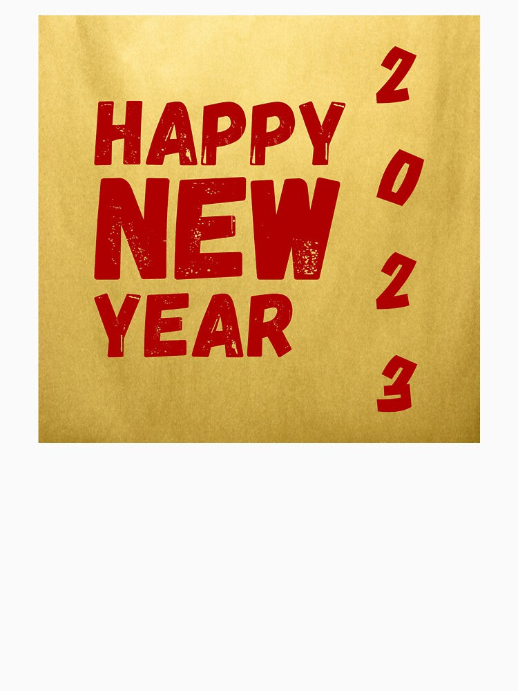 HAPPY NEW YEAR 2023 - GOLD AESTHETIC POSTER by Lu7u T-Shirts, Hoodie, Sweatshirt | BlankRebels.com (Image 3)