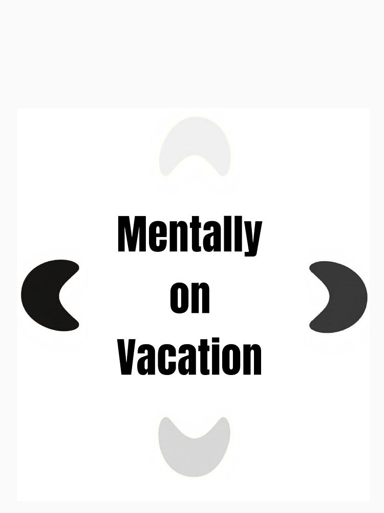 Mentally On Vacation Funny Quote Shirt by FredyDesignHub Hoodie, Sweatshirt | BlankRebels.com (Image 3)