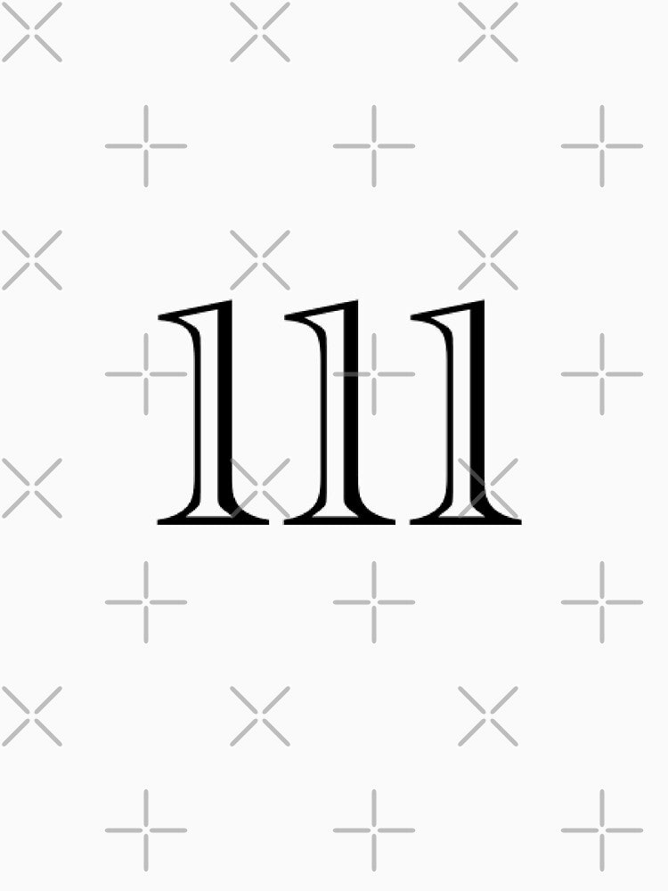 111 angel number by ArtByZazu T-Shirts, Hoodie, Sweatshirt | BlankRebels.com (Image 3)