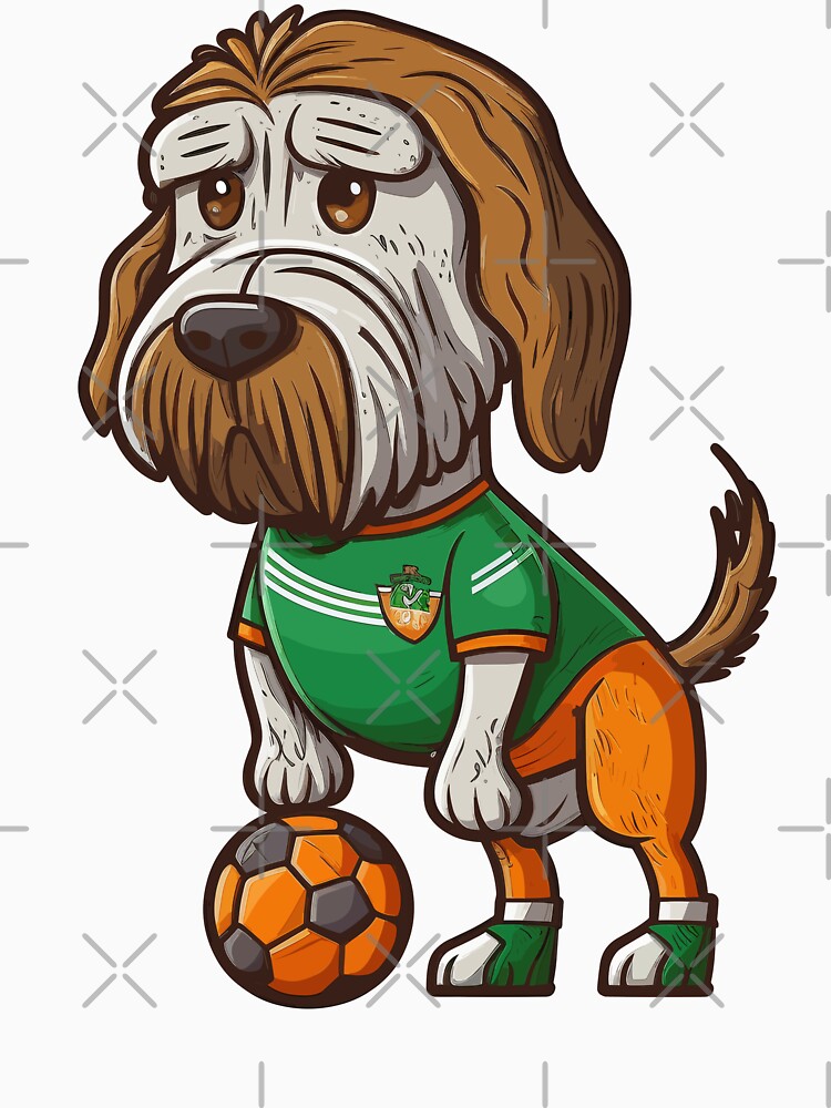 funny dog football by M16ka7a