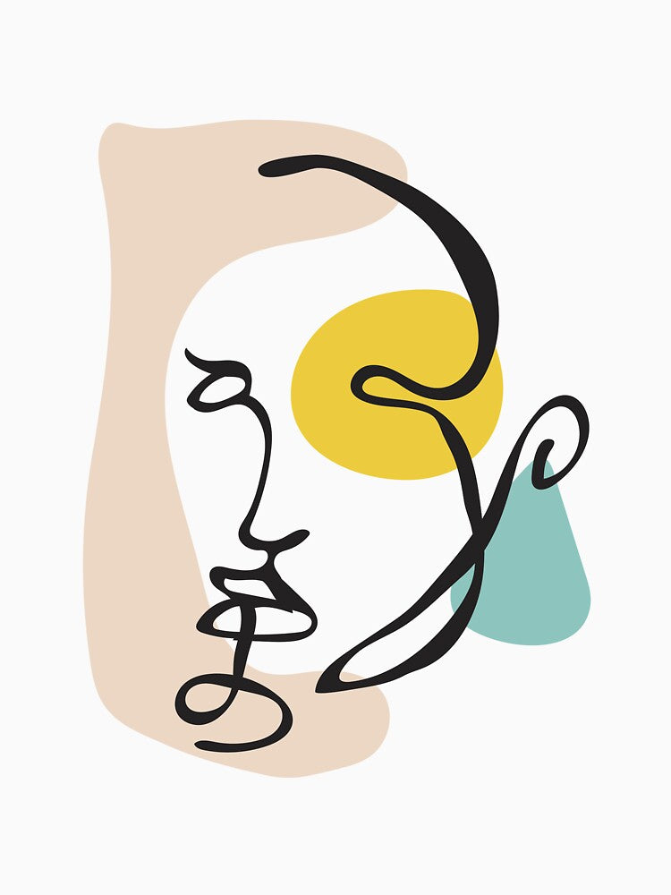 Abstract Face by DigiHouse T-Shirts, Hoodie, Sweatshirt | BlankRebels.com (Image 3)