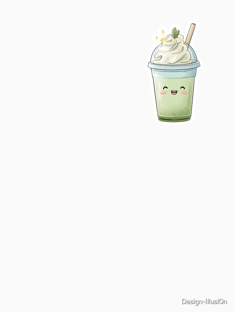 Cute Matcha Latte Cup by Design-Illusi0n T-Shirts, Hoodie, Sweatshirt | BlankRebels.com (Image 3)