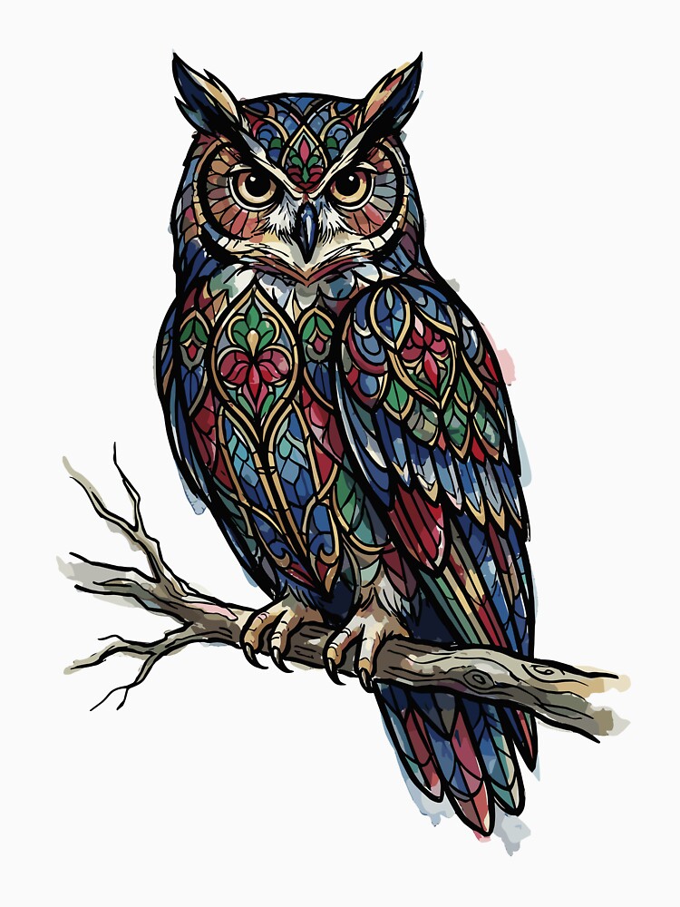 Gothic Aesthetic: Crypt Owl Watcher by bapupa T-Shirts, Hoodie, Sweatshirt | BlankRebels.com (Image 3)