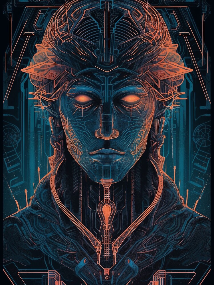 Cyberpunk Tarot #86 by nixlim T-Shirts, Hoodie, Sweatshirt | BlankRebels.com (Image 3)