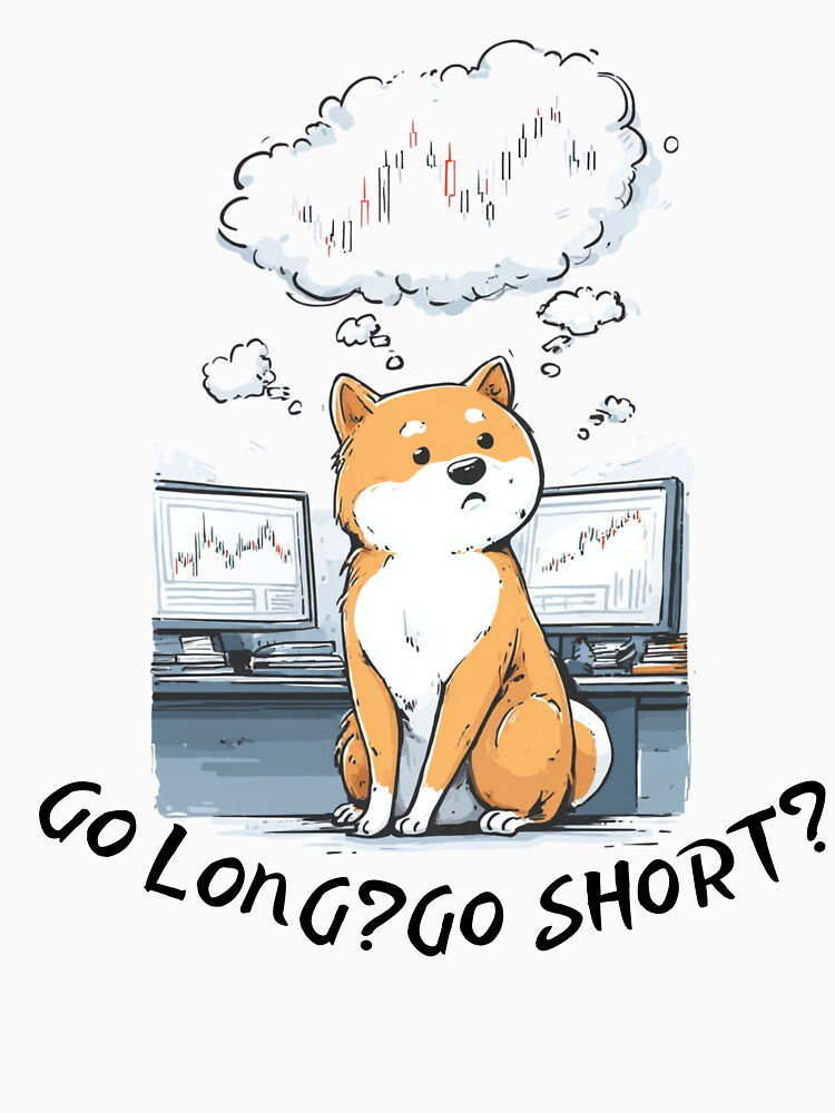 Go Long? Go Short? Confused Trader Dog – Funny Day Trading T-Shirt by Kovrika Hoodie, Sweatshirt | BlankRebels.com (Image 3)