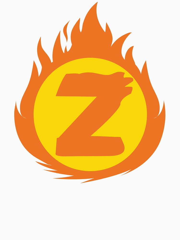 Superhero Letter Z. Fire Insignia by mgulin