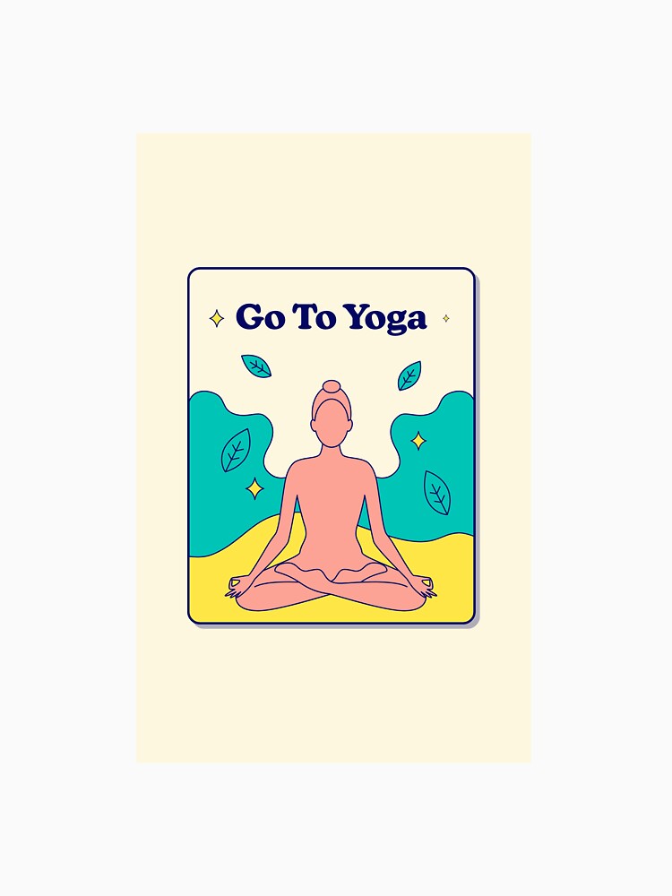 Go To Yoga for woman man kid youth sport pilates art calming T-Shirt classic vintage y2k tank by xsykeso... (Image 3)