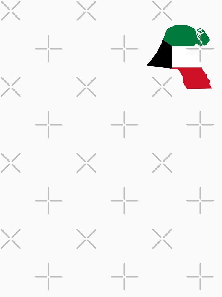Flag Map of Kuwait by feether-store