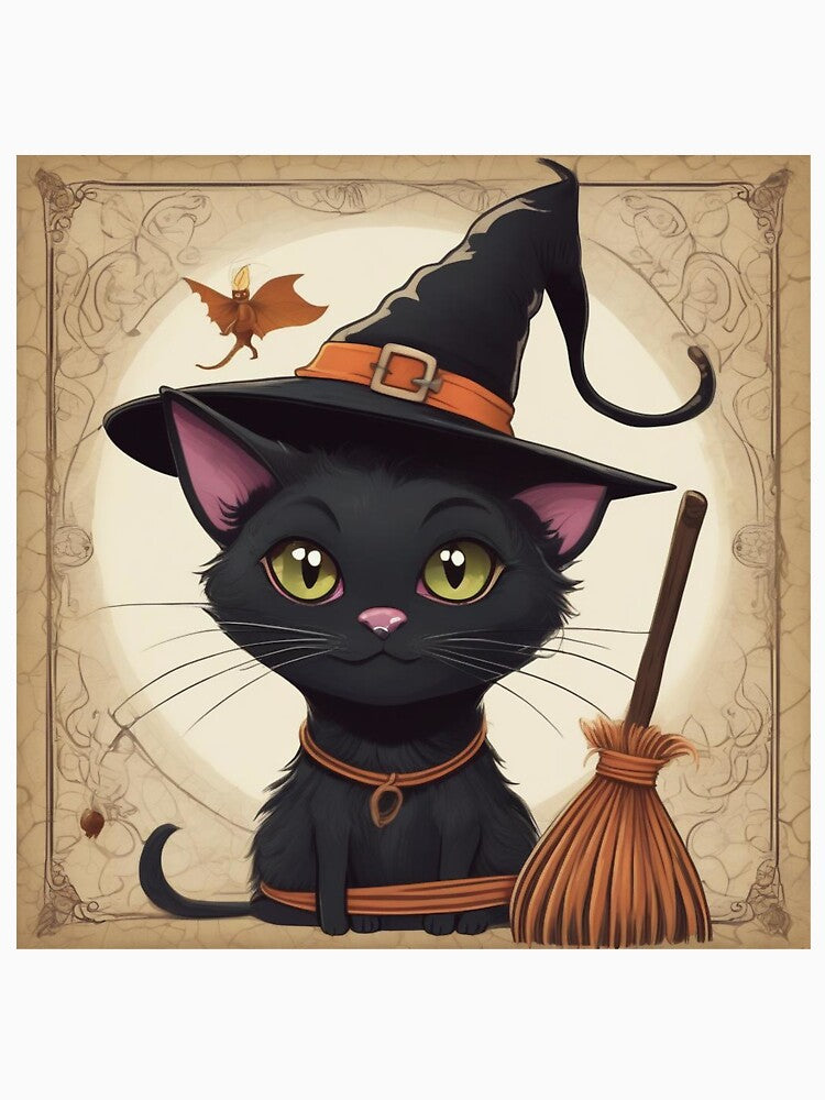 Halloween With Black Cat by BioranFactory T-Shirts, Hoodie, Sweatshirt | BlankRebels.com (Image 3)