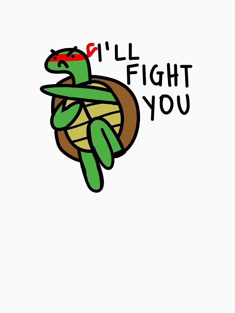 Fighting turtle Raphael by HummingGhost T-Shirts, Hoodie, Sweatshirt | BlankRebels.com (Image 3)