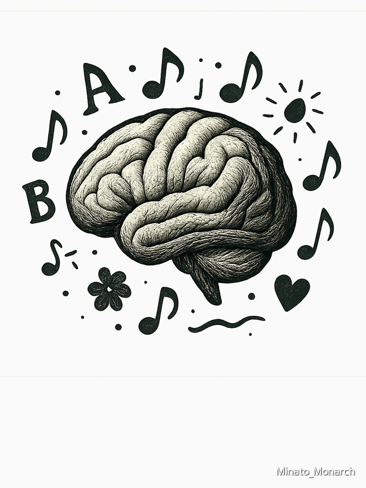 Minimalist Brain Boxy T-Shirt, Hoodie & Clothing - Goth Design by Minato_Monarch Sweatshirt | BlankRebels.com (Image 3)
