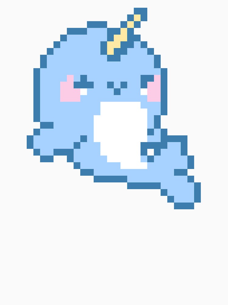 pixel narwhal by PixelArtiste