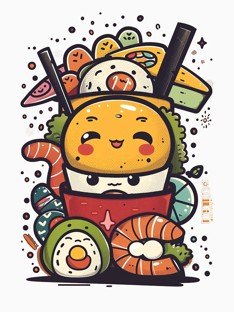 Kawai Shrimp by nomiraclehere T-Shirts, Hoodie, Sweatshirt | BlankRebels.com (Image 3)