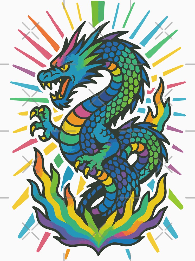 Divine Light Dragon by theOne_Design T-Shirts, Hoodie, Sweatshirt | BlankRebels.com (Image 3)